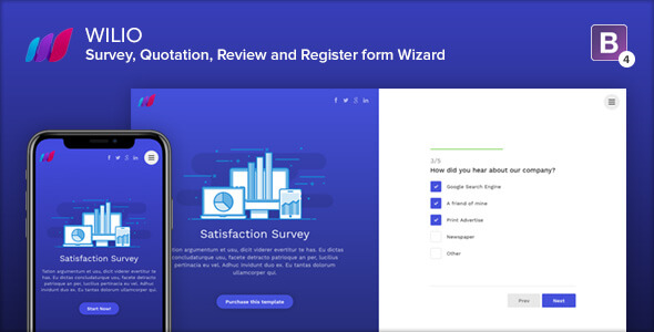 Wilio - Survey and Multipurpose Form Wizard